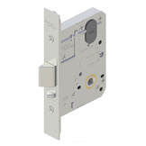 Picture lockwood primary mortice lock grey lock casing chrome locking latch protuding from front case face