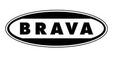 brava locks logo black white
